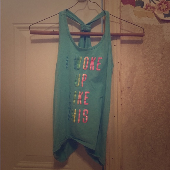 Turquoise Tank Top - Picture 1 of 2