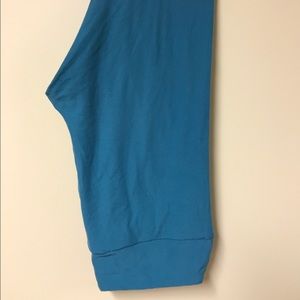 Solid Teal LuLaRoe leggings Tall & Curvy