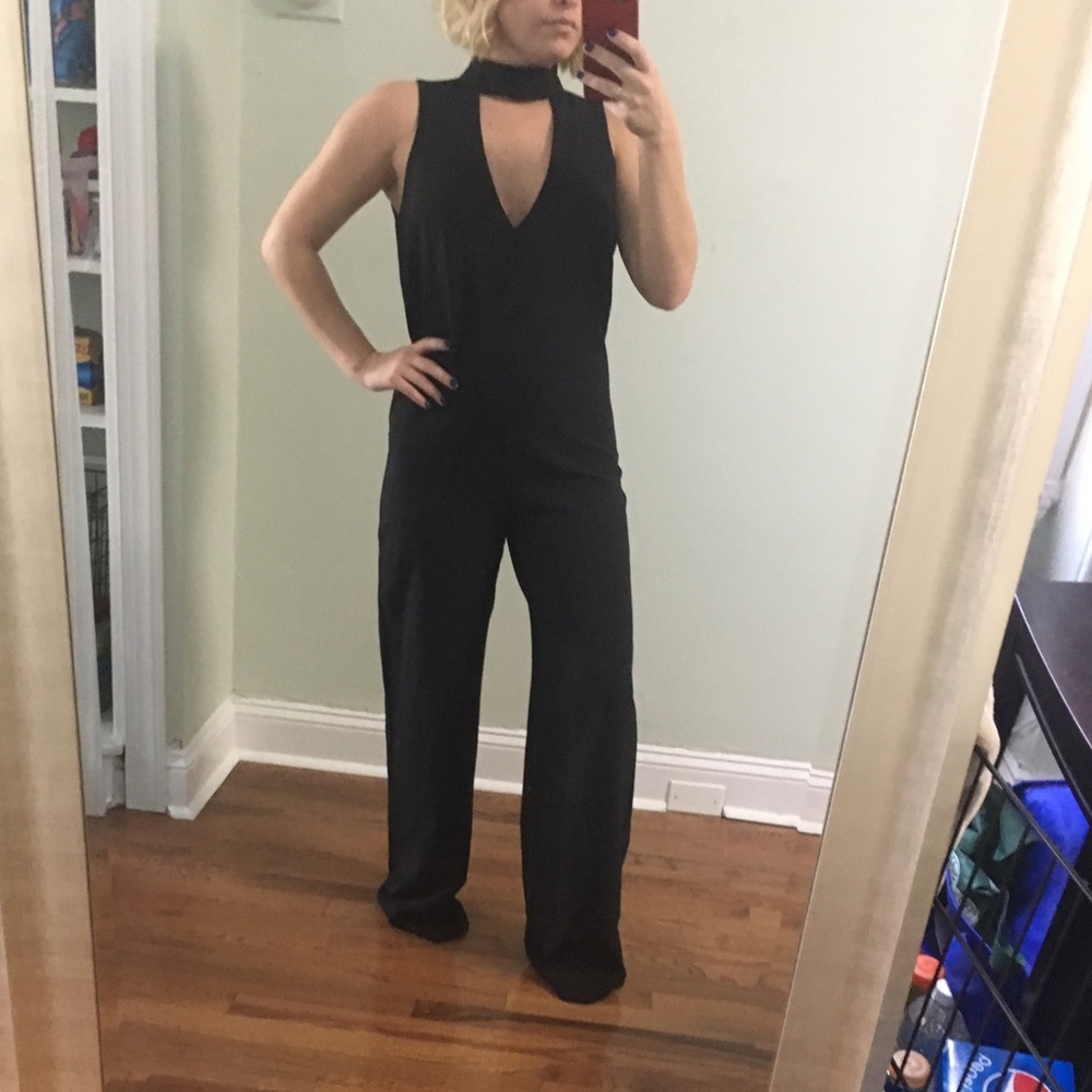 Black wide leg Jumpsuit