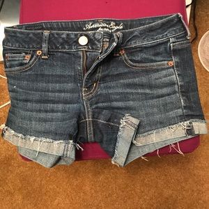 American eagle jean shorts from aerie