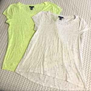 Gap Sheer Short Sleeve Shirts