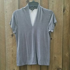 Talbot black and white top