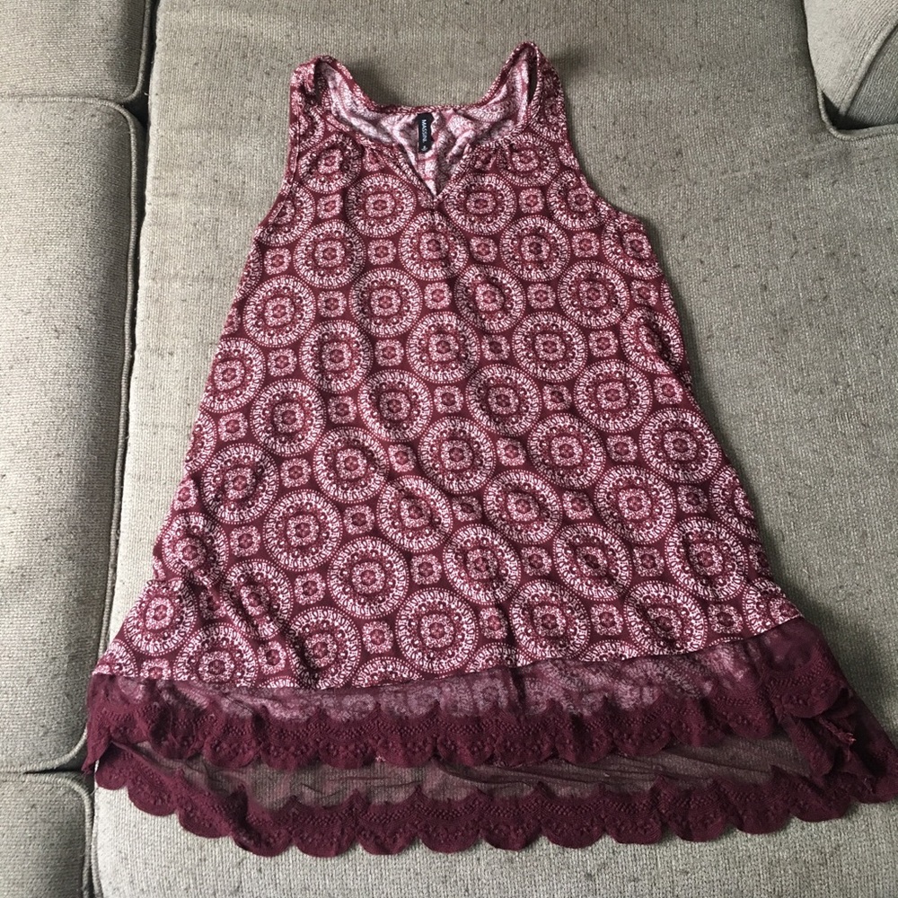 Maroon girls dress size S