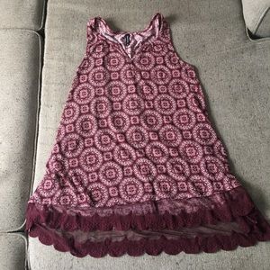 Maroon girls dress size S