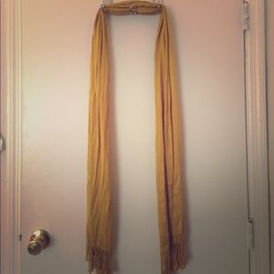 Gold blanket scarf