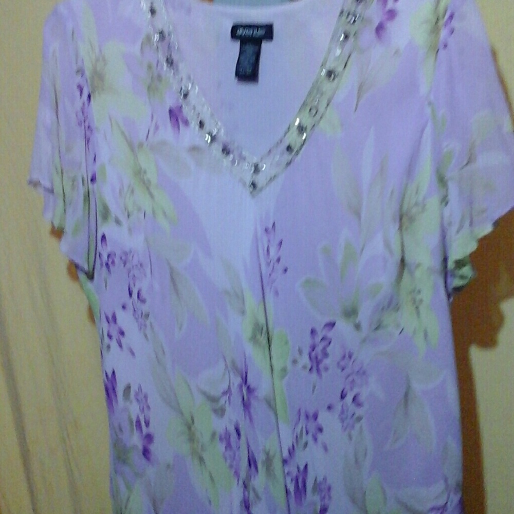 Dressy purple Avenue 22/24 blouse