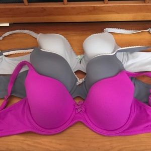 3 body by Victoria secret bras.