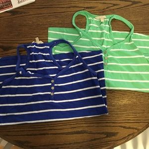 American Eagle Striped Tank Lot size M