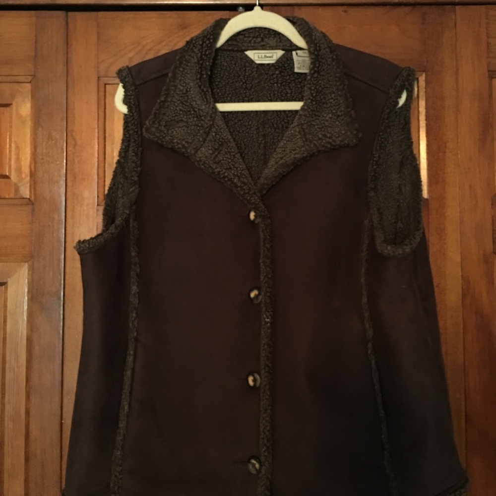 Brown LL Bean vest