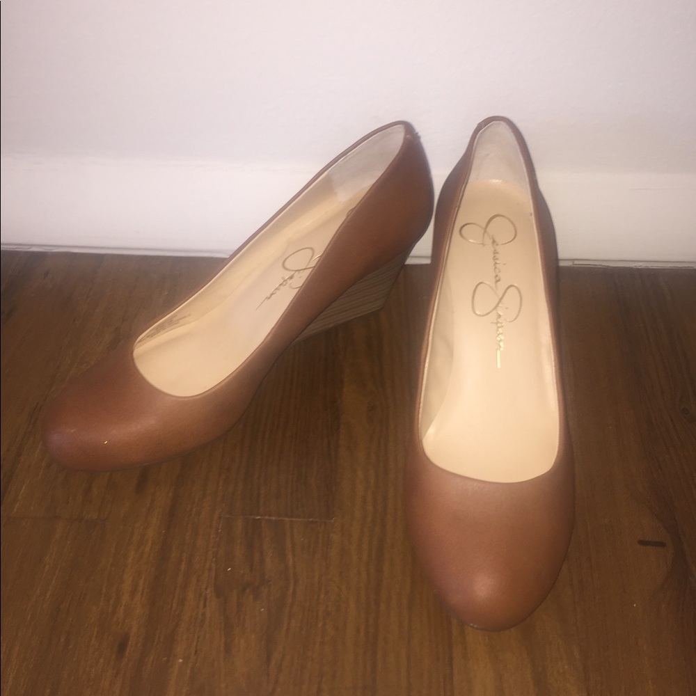 Jessica Simpson Sampson Wedges Size 8