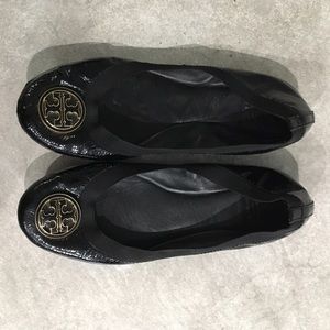 Tory Butch Black Flats