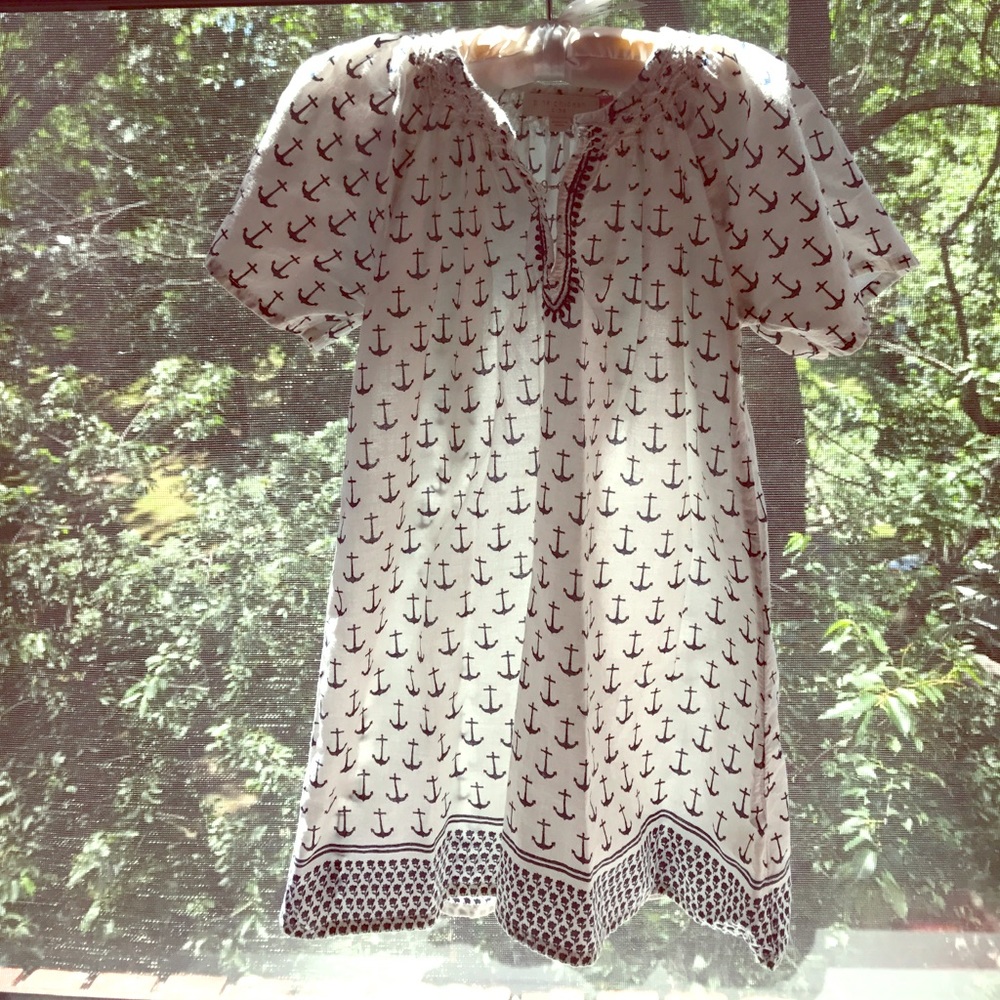 Anchors Pink Chicken Toddle Dress