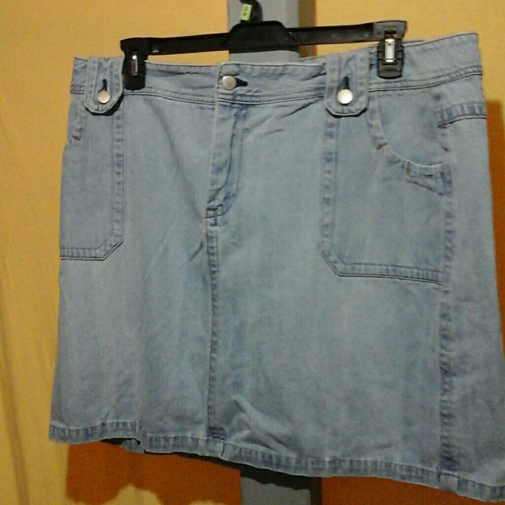 Plus size Jean skirt