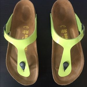 Lime Green Birkenstocks