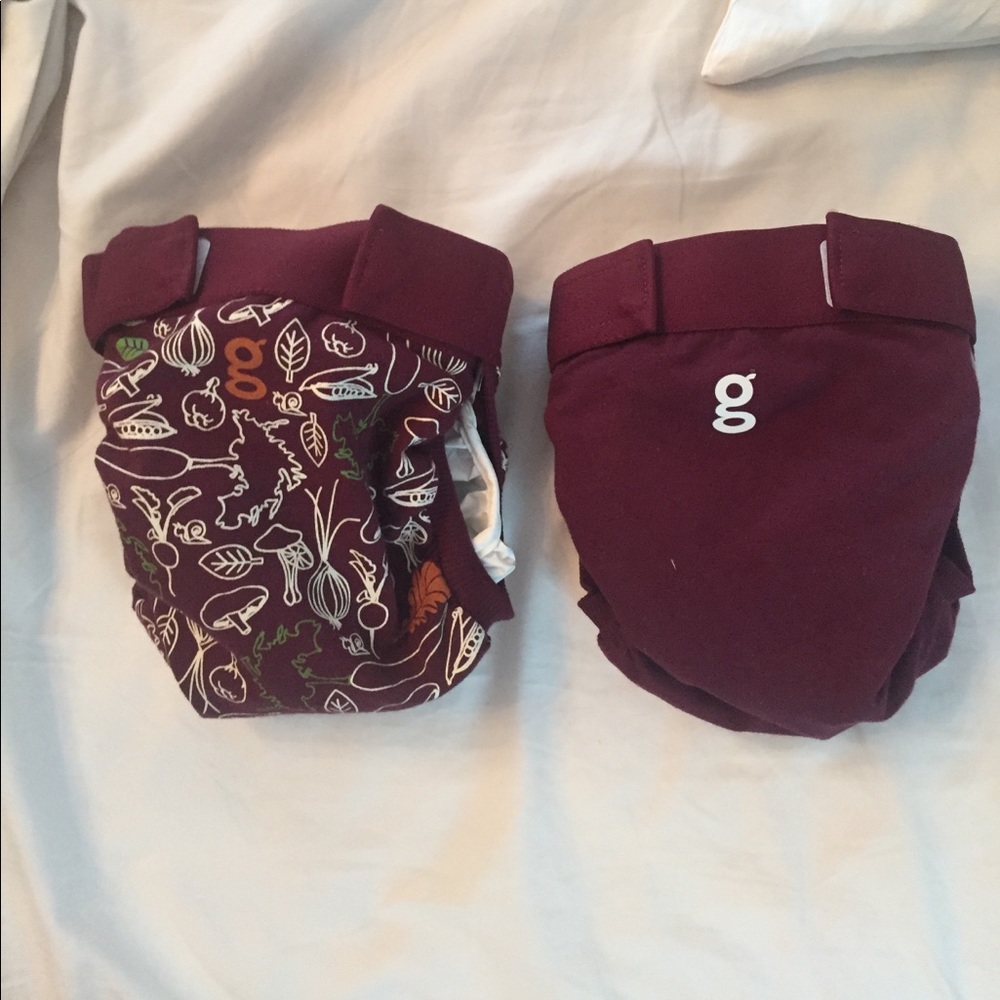 BNWT GDiapers reusable diapers. Lot of 2