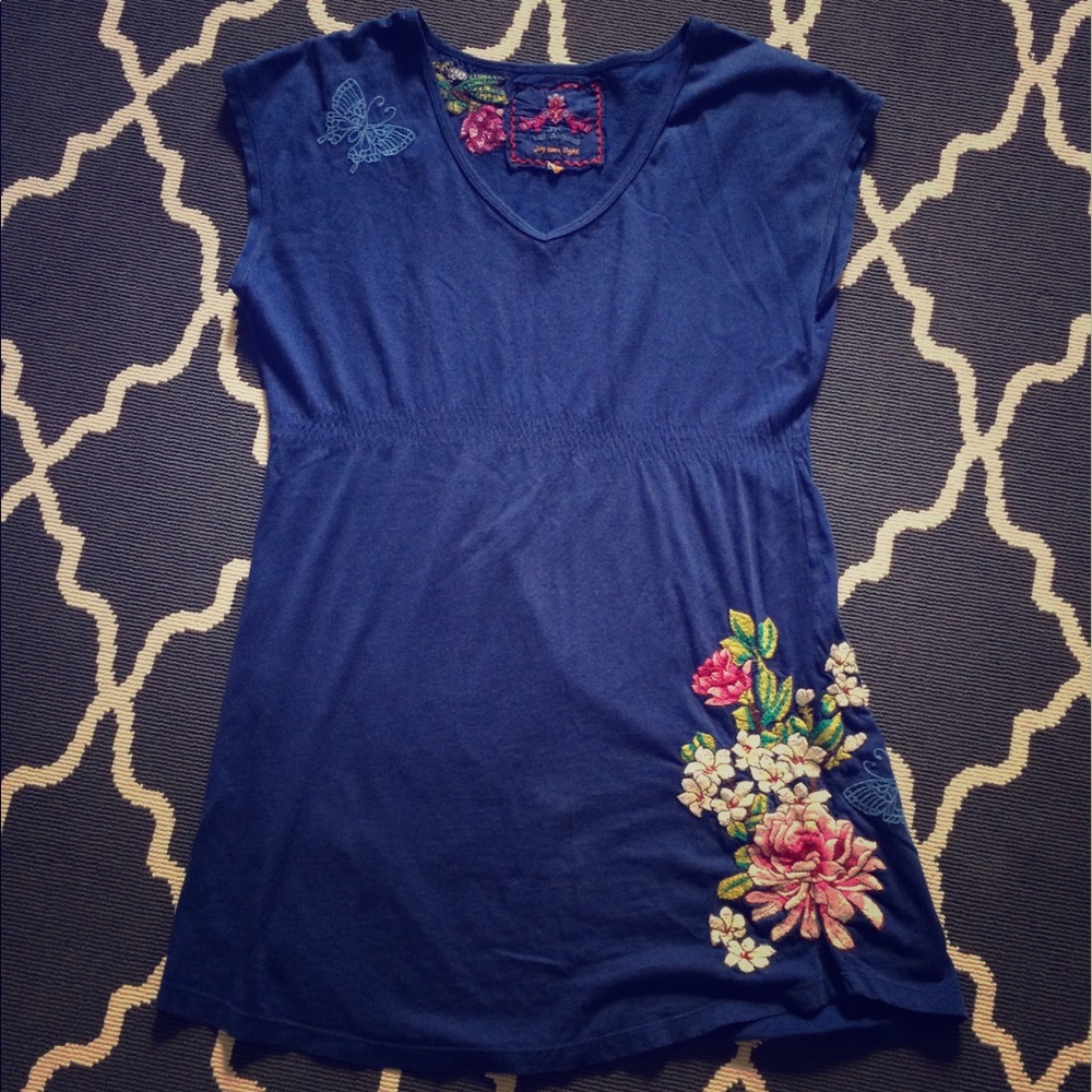 JW L.A. Embroidered Jersey Tunic/Dress