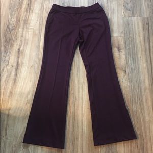 Women's maroon dress pants