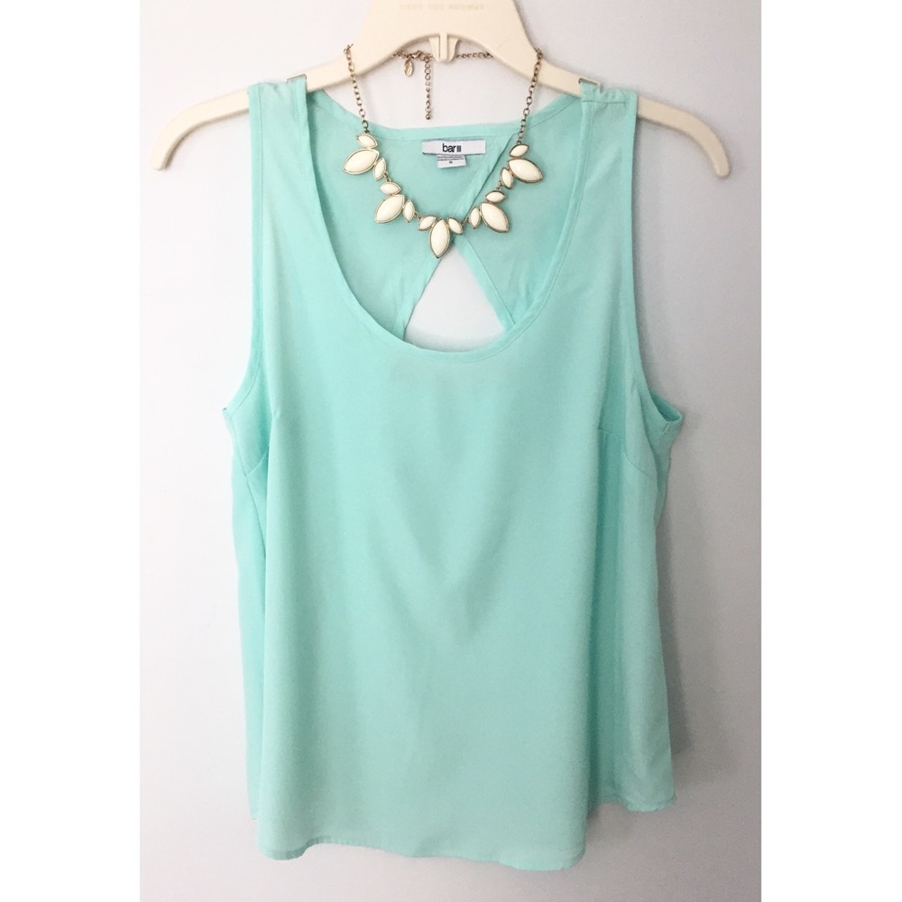 BAR III Sleeveless Cut-Out Tank Top