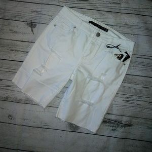 Tinseltown White Bermuda Denim Shorts Size 3