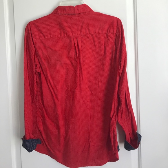 Tommy Hilfiger Polka Dot Button Down Shirt - Picture 4 of 4