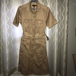 A Line form fitted dress