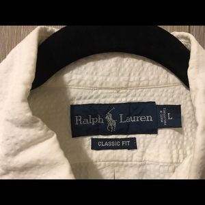 Ralph Lauren Men's seersucker short sleeve shirt