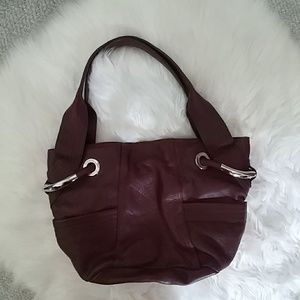 B. Makowsky Brown Leather purse