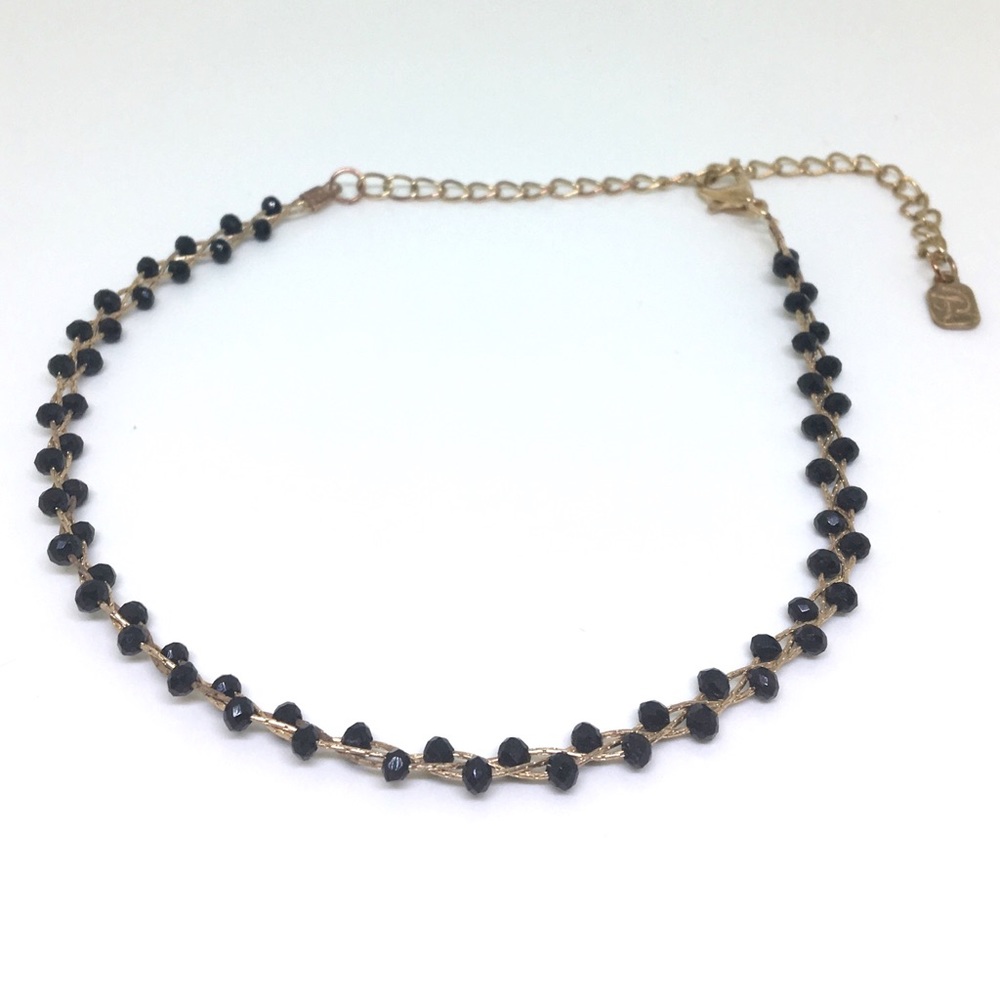 Black Beaded Choker