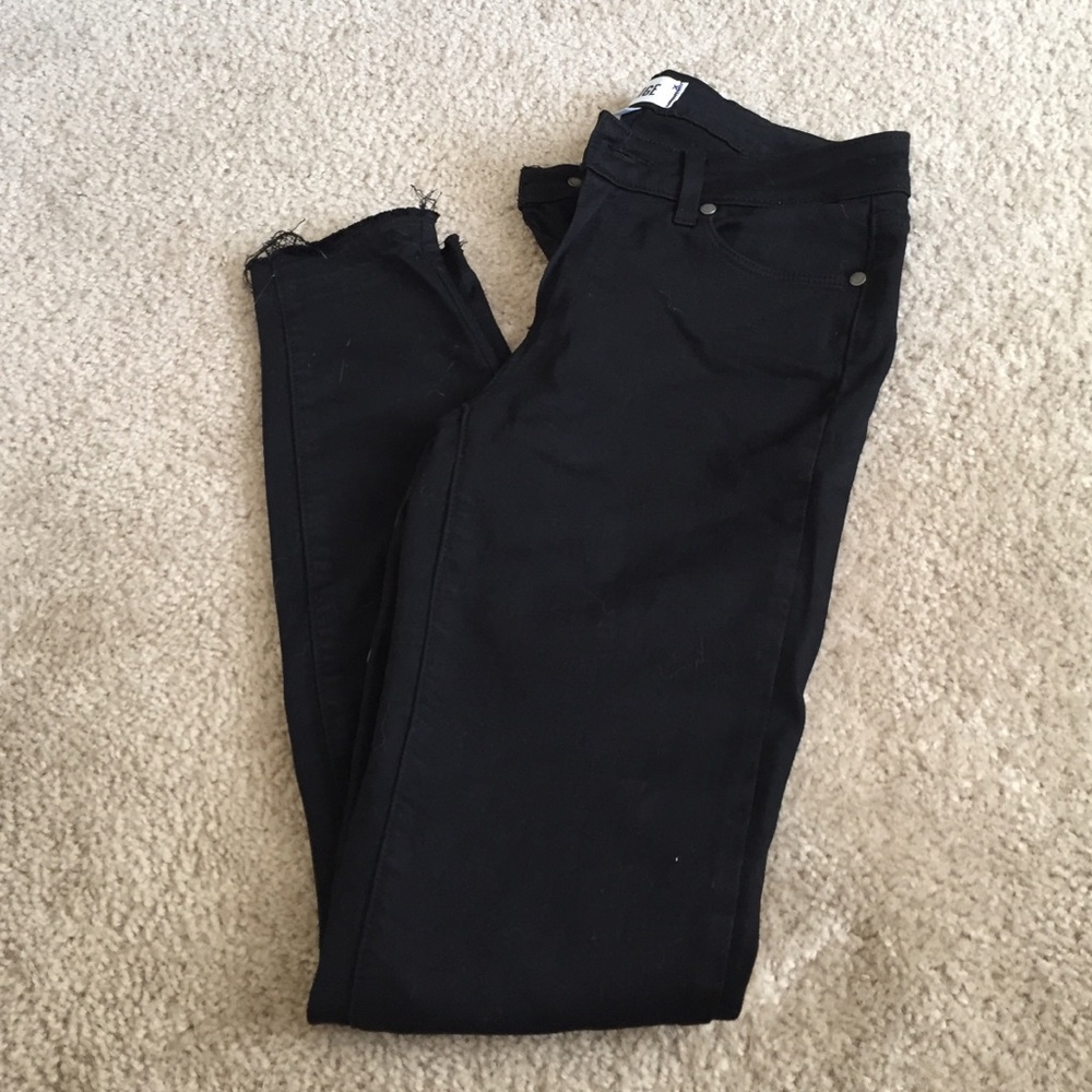 Paige Destroyed Black Denim