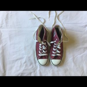 Maroon Burgundy Red Converse