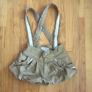 Lace Mori Kei Suspender Shorts