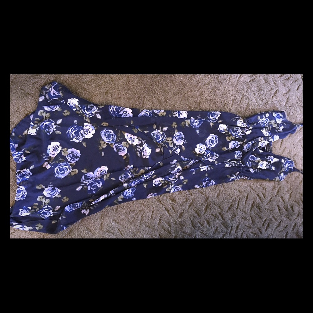 High low floral Dress