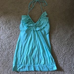 VS Blue Halter Top Small