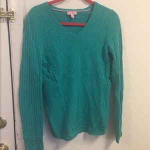 Real Lilly Pulitzer Cable Knit Sweater