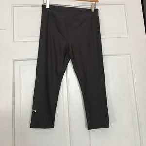 under armour cropped running leggings