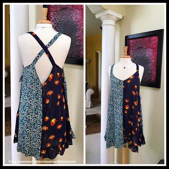 ❌SOLD❌❗️1-HOUR SALE❗️FREE PEOPLE Slip Dress Boho - Picture 3 of 6