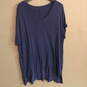 American eagle dusty blue top. XL.