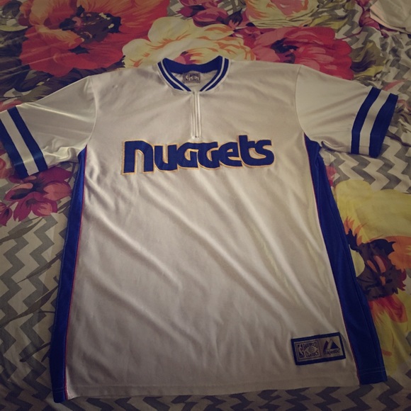 Denver Nuggets 1980-90 Warmup Shirt - Picture 1 of 4