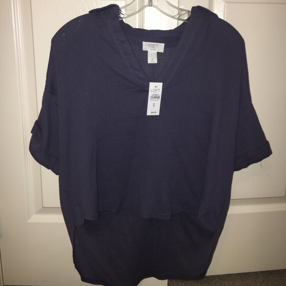 Ann Taylor Loft Linen Shirt
