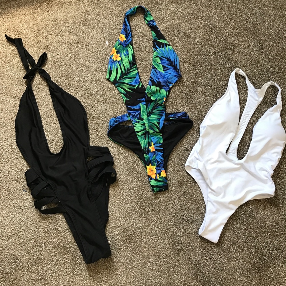 Cheeky one piece swim suits