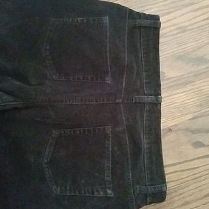 Black corduroy pants