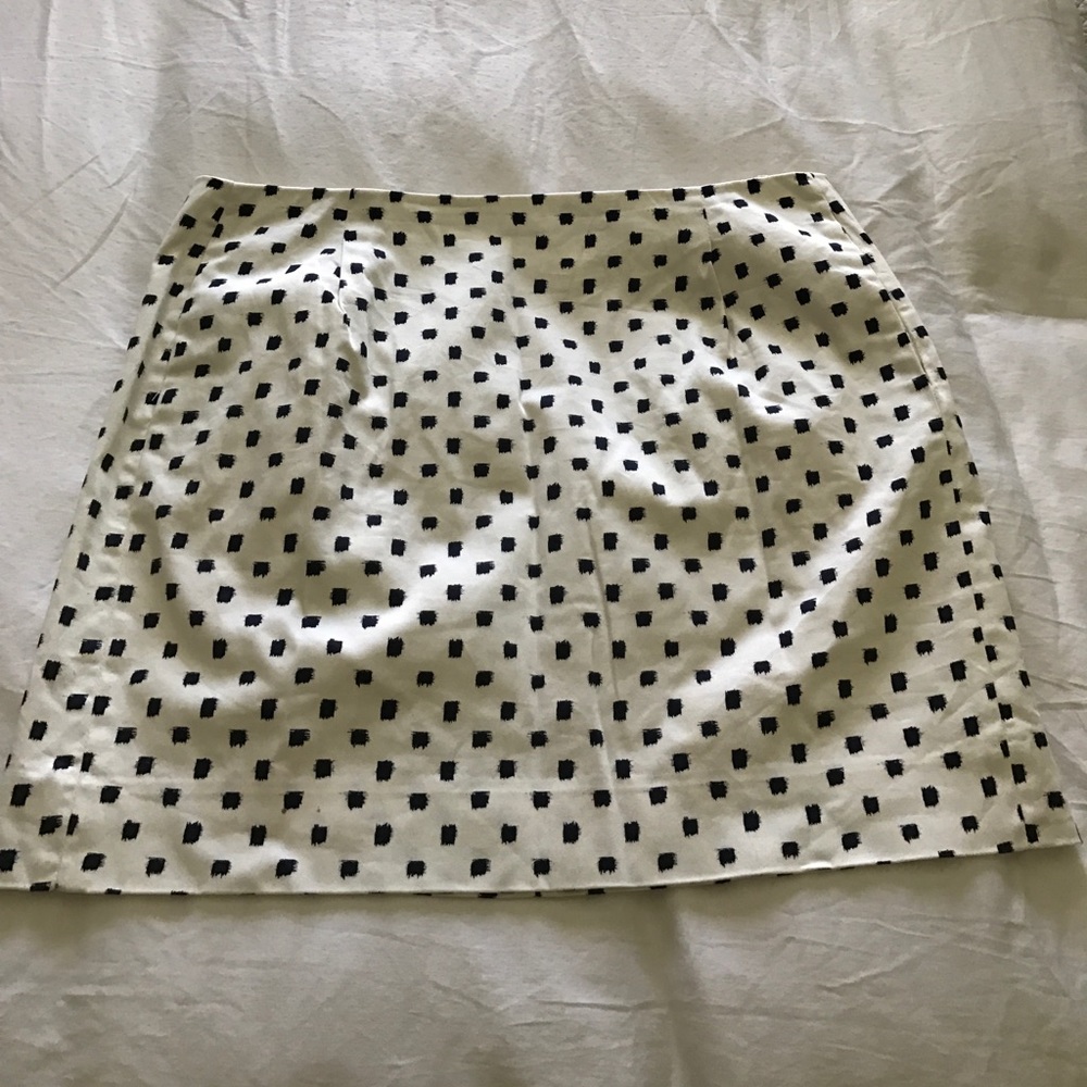 J. Crew Polka Dot Mini Skirt