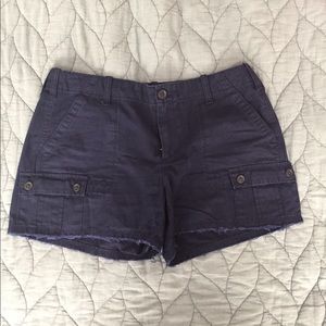 GAP Frayed Cargo Shorts Navy Size 0