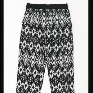 Patterned Cuffed Pants