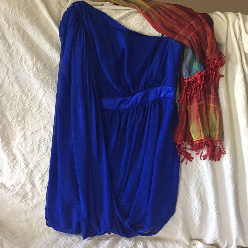 Caché Royal Blue Cocktail Dress