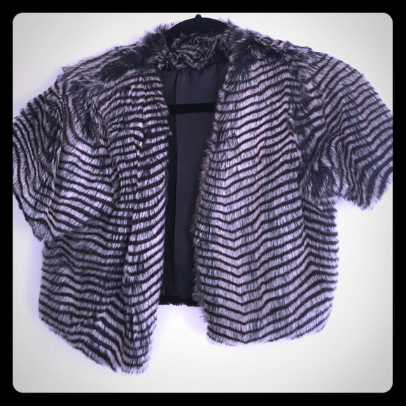 Faux Fur Vest Cover Up - Picture 1 of 4