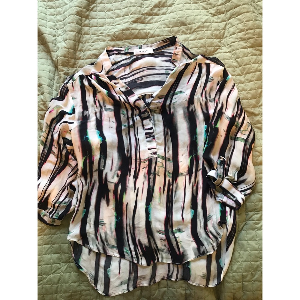 One of a kind Milly silk blouse