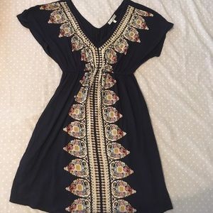Aztec print dress