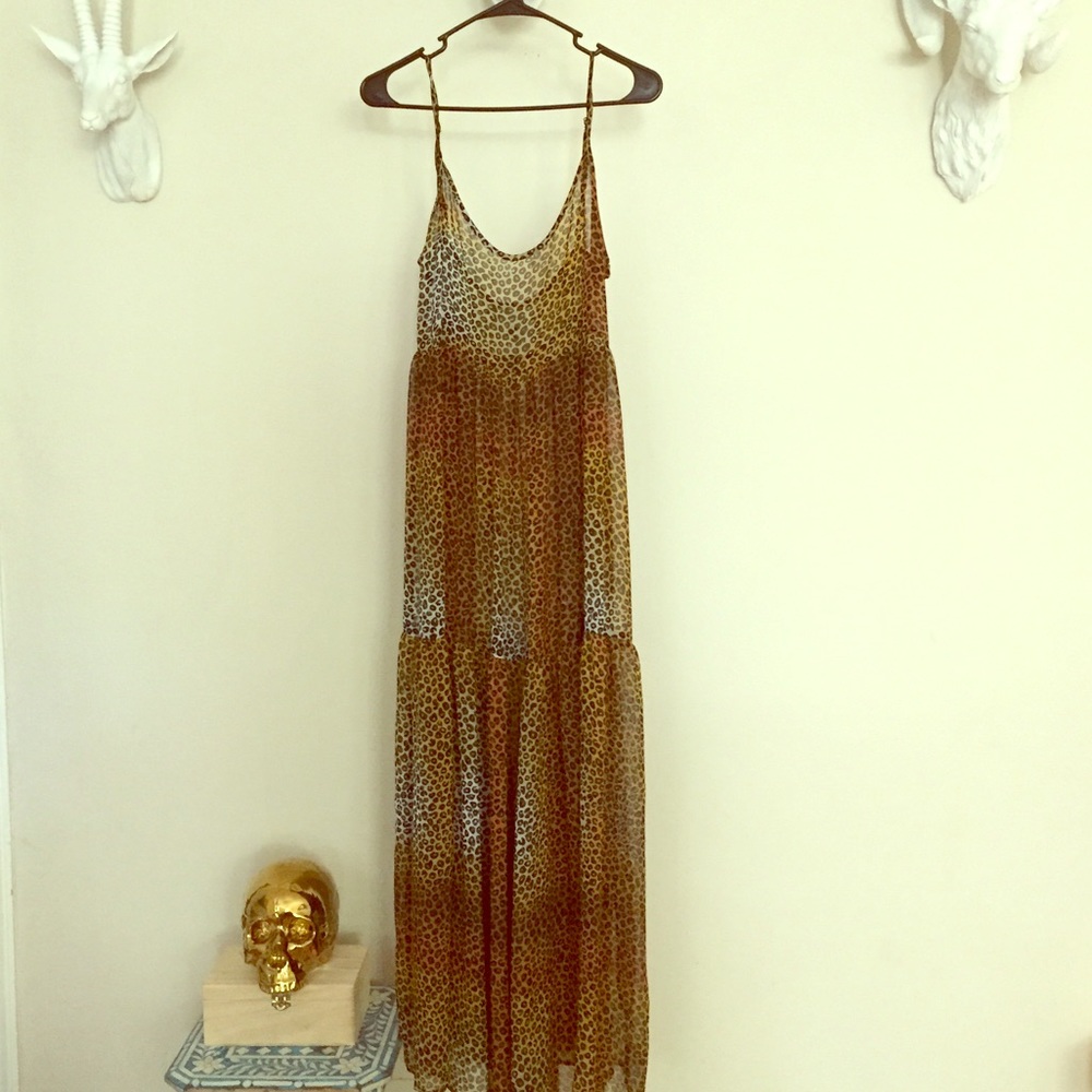 Long sheer maxi