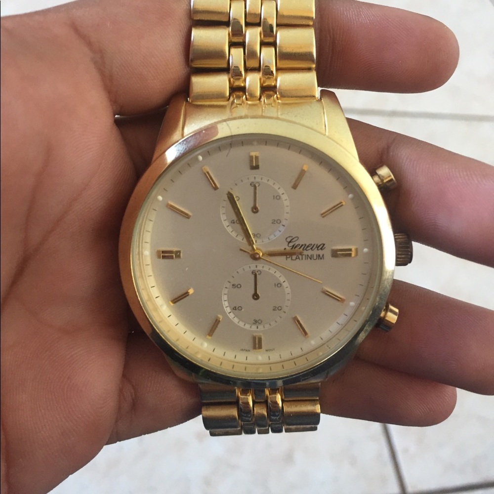 Geneva gold watch